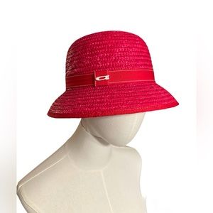 August Straw Bucket Hat